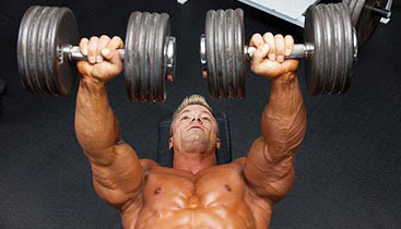 dumbbell chest press