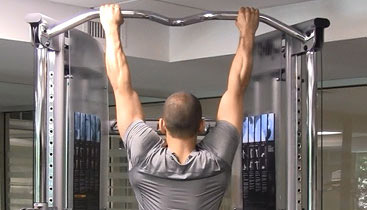 forearm exercise - pull up bar holds