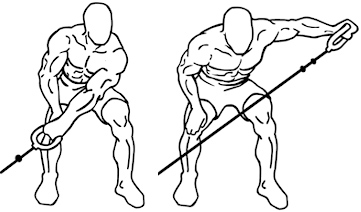 one arm cable rear lateral raise