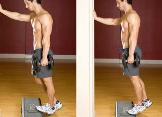 dumbbell calf raise