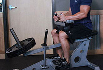 seated machine calf raise