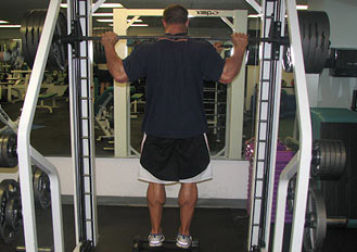 smith machine calf raise