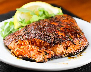 blackened salmon fillets