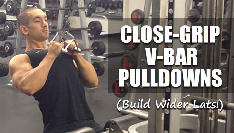 close grip v-bar pulldown