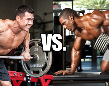 barbell row vs. dumbbell row