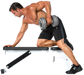 one arm dumbbell row