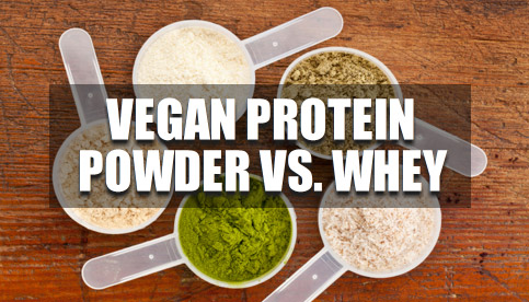 vegan protein powder vs. whey