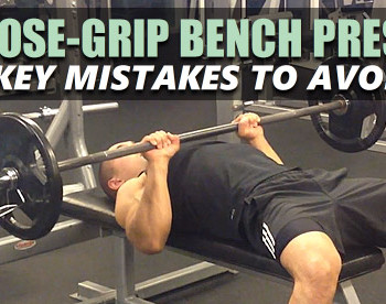 close grip bench press form