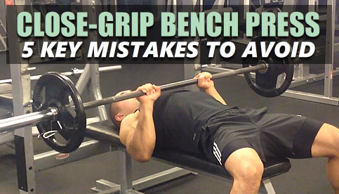 close grip bench press form