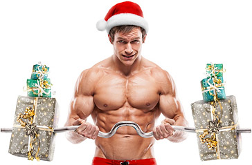 bodybuilding at christmas