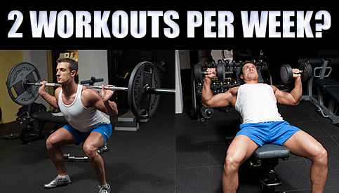 2 workouts per week