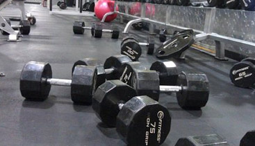 gym rerack weights