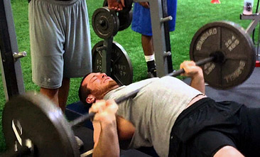 bench press bounce