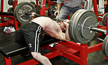 bench press glutes