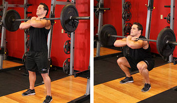 front squats