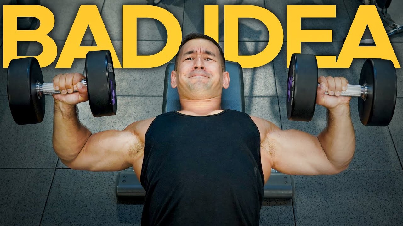 Bench press outlet and dumbbells